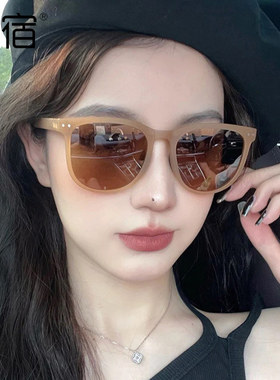 陌宿蕉一折叠墨镜女偏光太阳眼镜