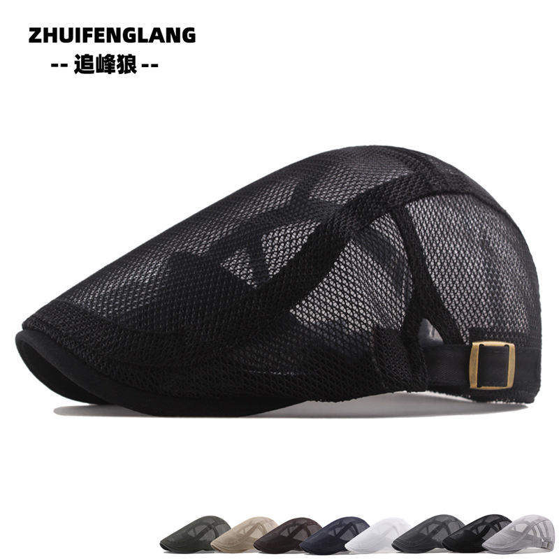 夏季网眼贝雷帽潮男女透气前进帽户外鸭舌帽亚马逊报童帽网帽,服饰配件/皮带/帽子/围巾,帽子,淘宝优惠券,粉丝福利购,淘宝优惠卷