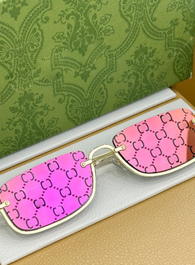 出口高品墨镜女潮个性小方框倪妮