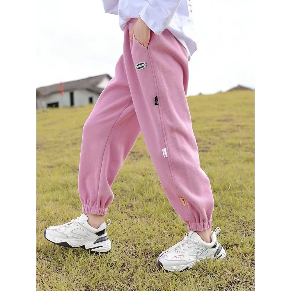 童装女童裤子春秋款2025新款秋装大童儿童长裤秋季女孩运动休闲裤