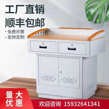 多媒体讲台钢制培训班校园教室教师讲台中控多功能讲桌会议演讲台