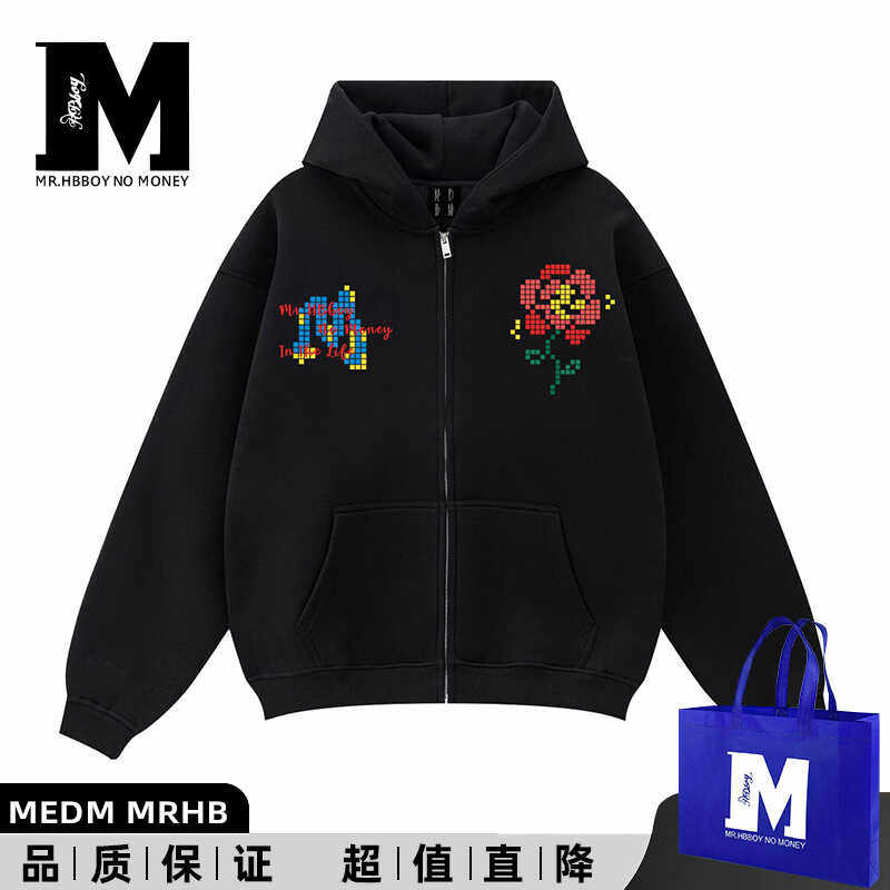 MEDMMRHB开衫马赛克印花花朵