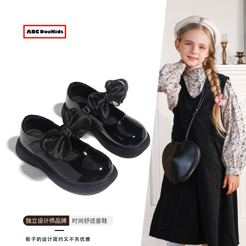 女童皮鞋2025秋冬新款玛丽珍