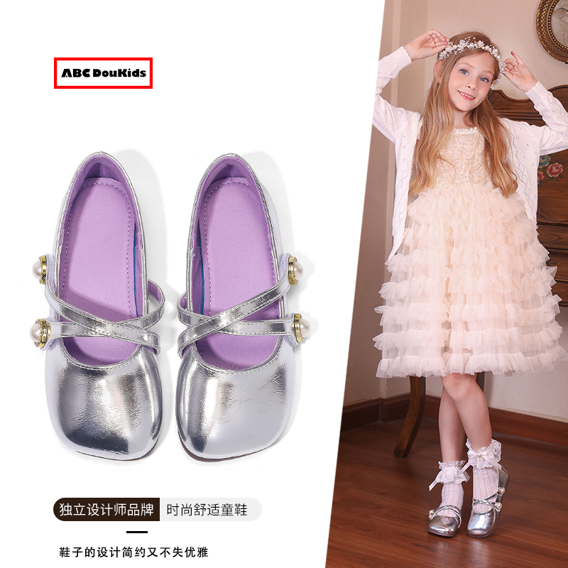 兒童瑪麗珍公主鞋小女孩平底單鞋