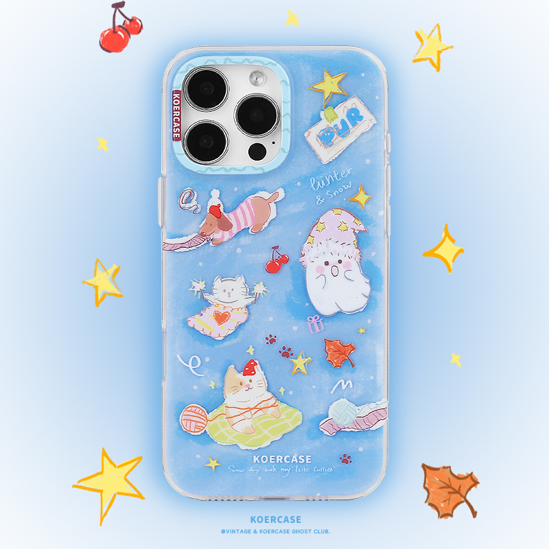 KOERCASE初冬萌宠小幽灵手机壳