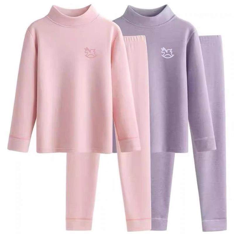 半高领加厚德绒女童秋衣秋裤套装中领磨毛打底儿童保暖内衣女大童,童装/婴儿装/亲子装,套装,淘宝优惠券,粉丝福利购,淘宝优惠卷