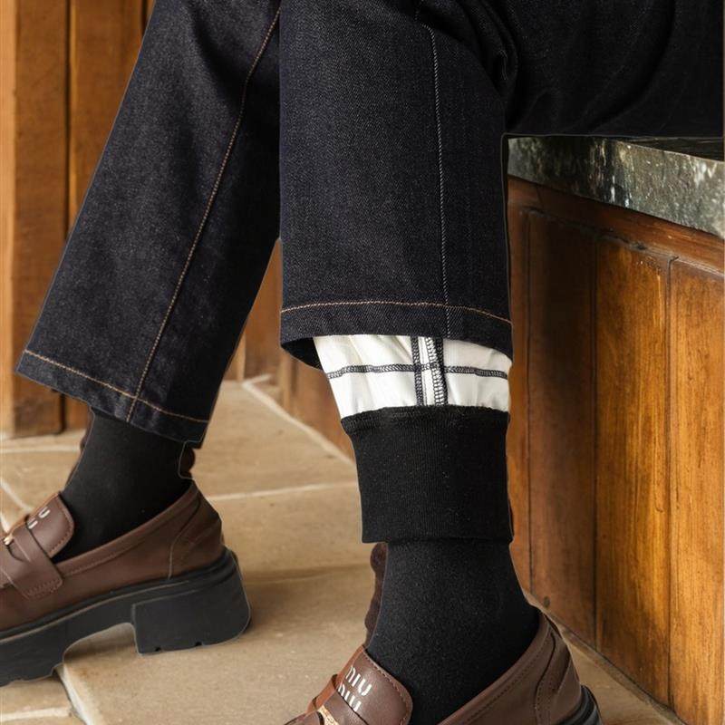 郑州白鸭绒牛仔羽绒裤女冬季外穿2025年新款高腰保暖窄版直筒棉裤,女装/女士精品,棉裤/羽绒裤,淘宝优惠券,粉丝福利购,淘宝优惠卷