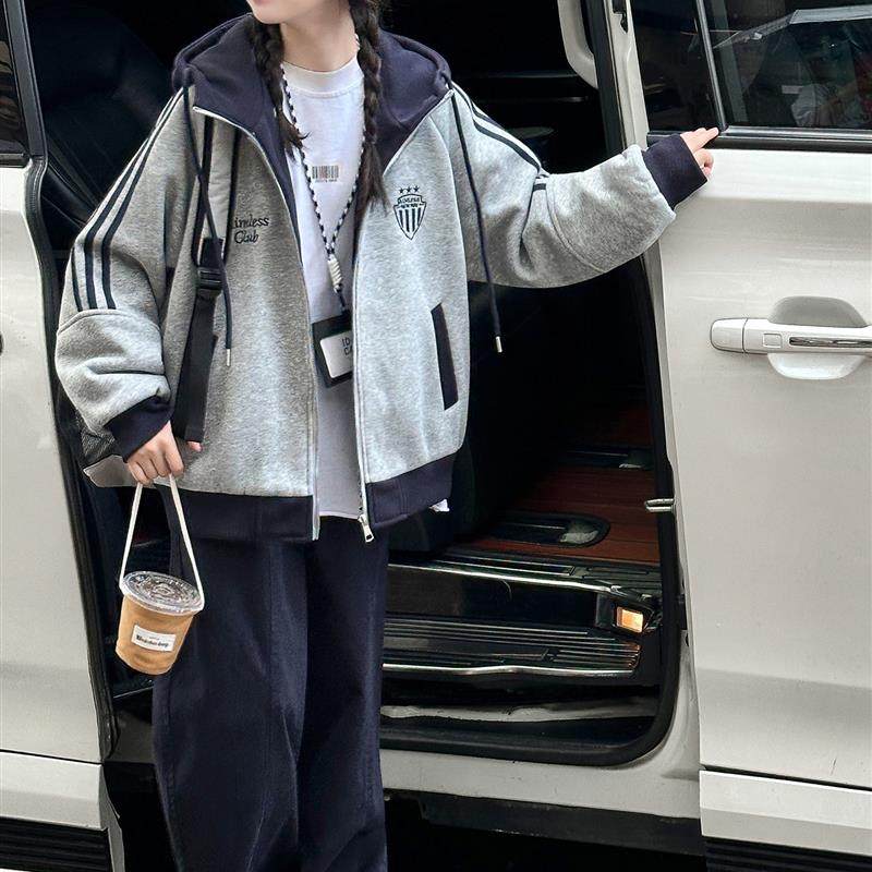 女童外套秋冬款2025新款洋气中大儿童冬季衣服加厚卫衣夹棉棒球服,童装/婴儿装/亲子装,普通外套,淘宝优惠券,粉丝福利购,淘宝优惠卷