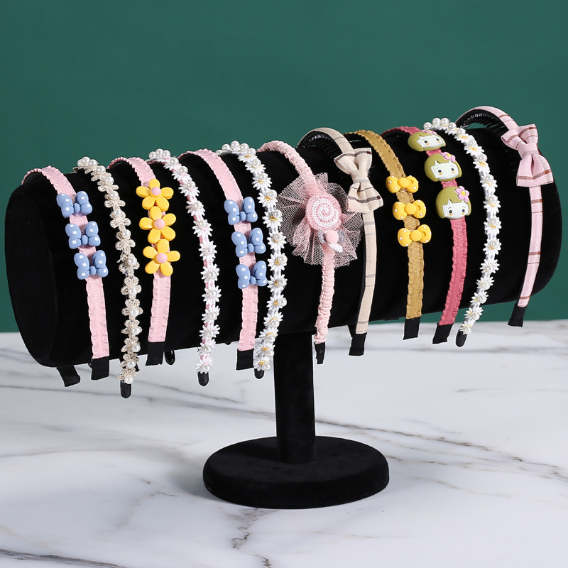 家用发箍收纳架绒布首饰架头箍架发卡架发绳发圈架子放头饰展示架,饰品/流行首饰/时尚饰品新,首饰展示架,淘宝优惠券,粉丝福利购,淘宝优惠卷