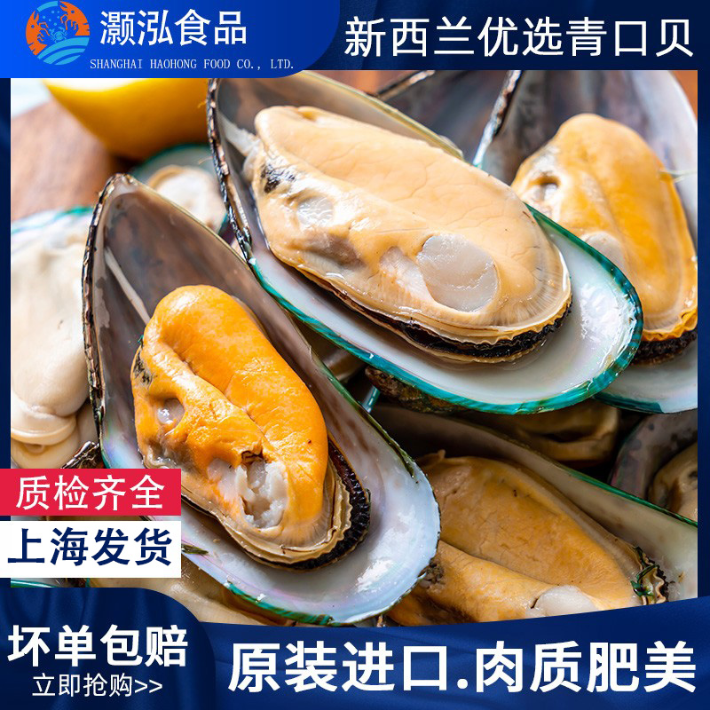 新西兰青口贝进口绿唇贻贝907g