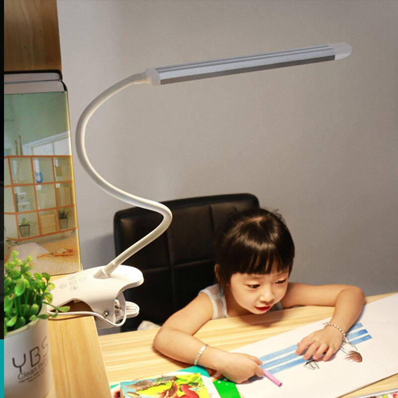 德贝斯（debase）led台灯夹子灯学生卧室床头灯宿舍书房阅读夹式