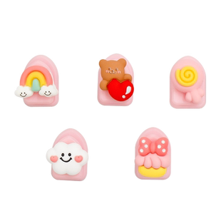 汽车用挂钩前排粘贴式车载置物挂勾可爱小熊副驾驶多功能车内粘钩