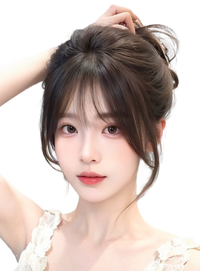 甜美法式修饰脸型黛倾城刘海片