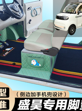 盛昊V8 A8 K9 F8mini美朵极锐A6PIUS极星Q2 Q4专用全包围电车脚垫