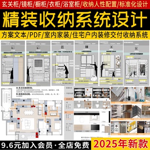 室內家裝 修交付收納系統(tǒng)人性配置標準化設計方案文本 住宅裝 精裝