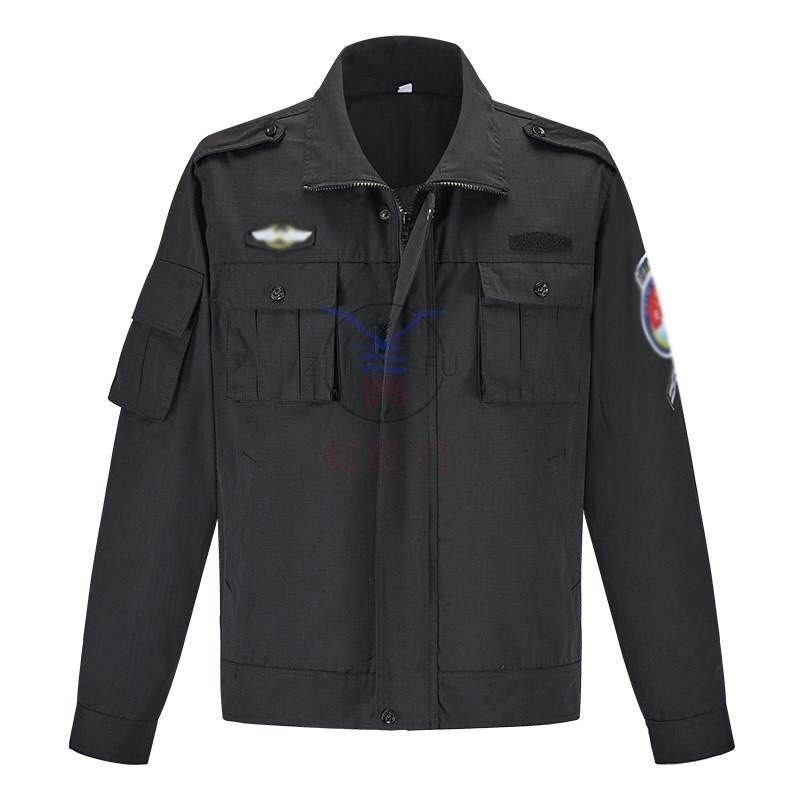 机场09款安检制服夹克常服特训男女作训春秋外套长袖执勤工作服厂