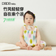 papa爬爬夏季 新品 婴儿衣服男女宝连体衣印花竹棉纱布吊带短爬