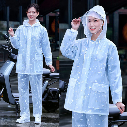 雨衣雨裤套装女款加厚分体防暴雨