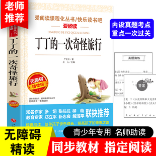 爱阅读课程化丛书无障碍精读版 课外阅读物书籍 一次奇怪旅行 丁丁