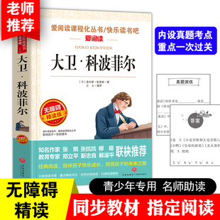 大卫·科波菲尔 课外阅读物书籍 爱阅读课程化丛书快乐读书吧无障碍精读版
