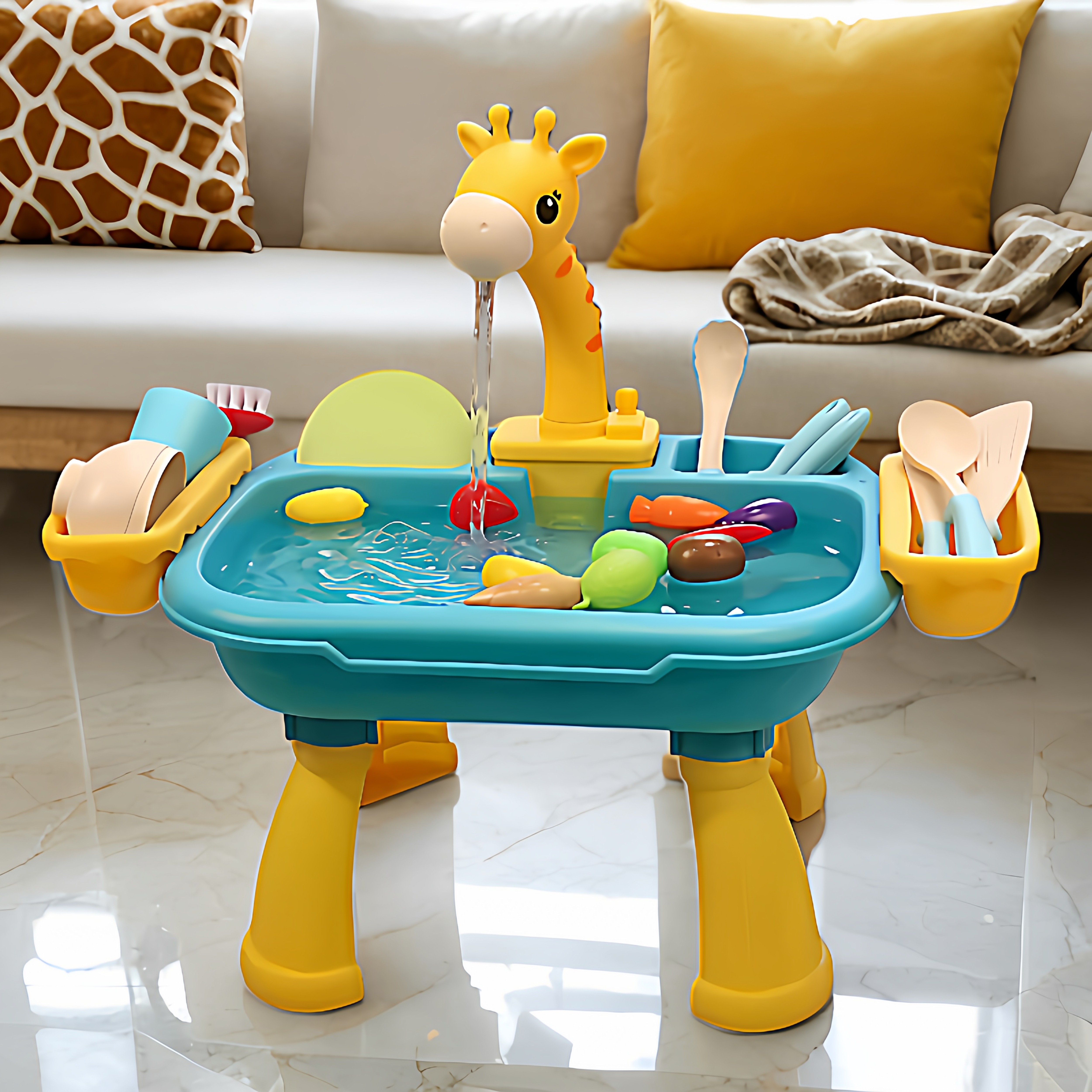 儿童戏水神器洗碗机洗菜洗手池水龙头厨房宝宝过家家女孩生日礼物,玩具/童车/益智/积木/模型,过家家玩具,淘宝优惠券,粉丝福利购,淘宝优惠卷