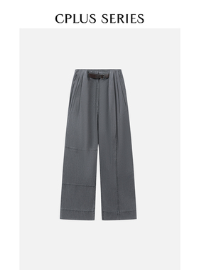 秋冬新品【CPLUS SERIES】腰头抽褶长裤