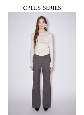 ivy吕颖同款【CPLUS SERIES】格纹字母印花上衣