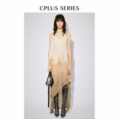 女士多层荷叶边吊带连衣裙子 SERIES 迪丽热巴同款 CPLUS