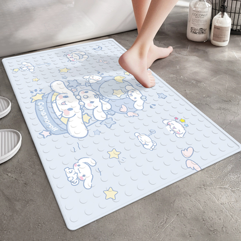 玉桂狗浴室防滑防霉防摔垫可定制