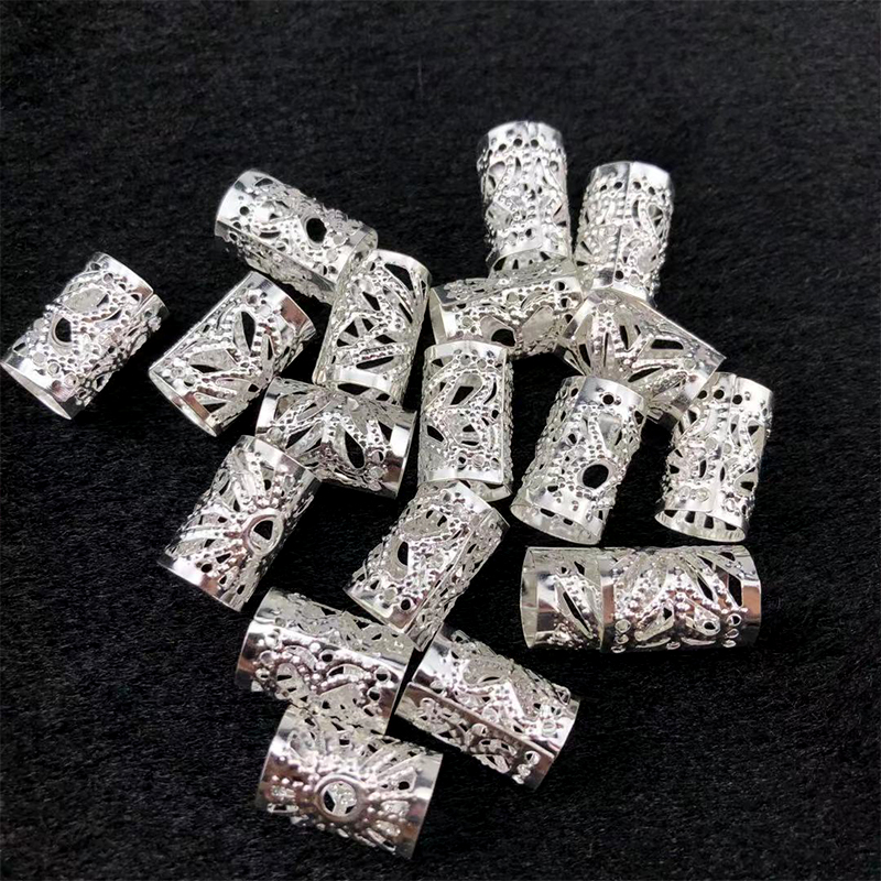 嘻哈脏辫环扣编发装饰发扣配饰潮流头发小辫子饰品金属环发圈配件