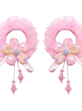 中国风夏季汉服发圈头饰