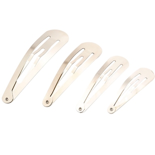 10个5cm水滴夹椭圆6cm长方形BB夹手工儿童蝴蝶结发饰材料配件