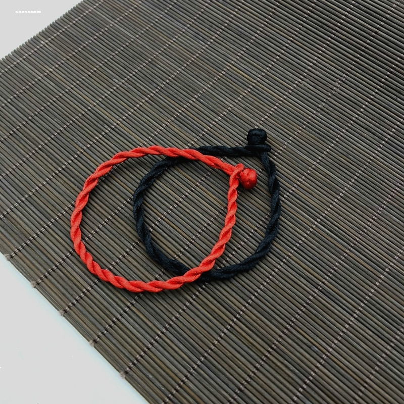 黑皮手绳5毫男女包边情侣