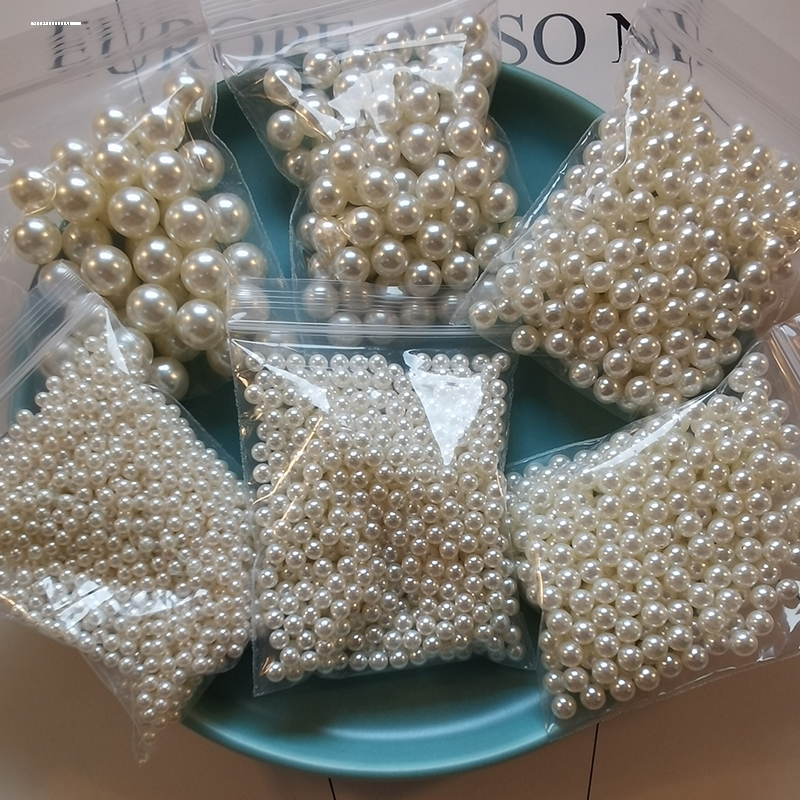 仿珍珠高品质塑料材质无孔手工发簪流苏花心花蕊材料