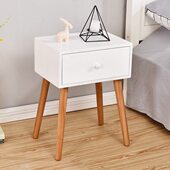 北欧床头柜实木简约现代卧室床边柜简易迷你柜子储物柜小型床头柜