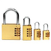 黄铜四位密码 挂锁金属防盗锁子大门锁头柜子锁衣橱锁 锁3位4位密码