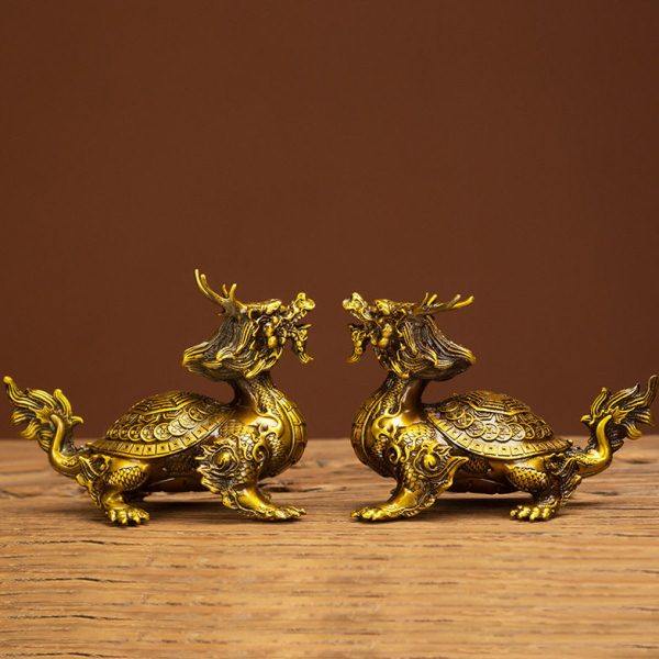 铜龙龟摆件龙头龟赑屃霸下神兽中式家用客厅公室装饰招财工艺品,饰品/流行首饰/时尚饰品新,摆件,淘宝优惠券,粉丝福利购,淘宝优惠卷