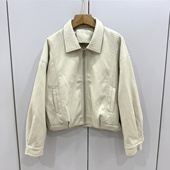 26B07欧洲站2026春时尚 皮衣百搭休闲机车夹克外套 翻领拉链PU短款