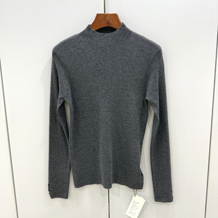 口立领显瘦超细羊毛针织衫 欧洲站2025冬订扣镂空洞袖 2558 189