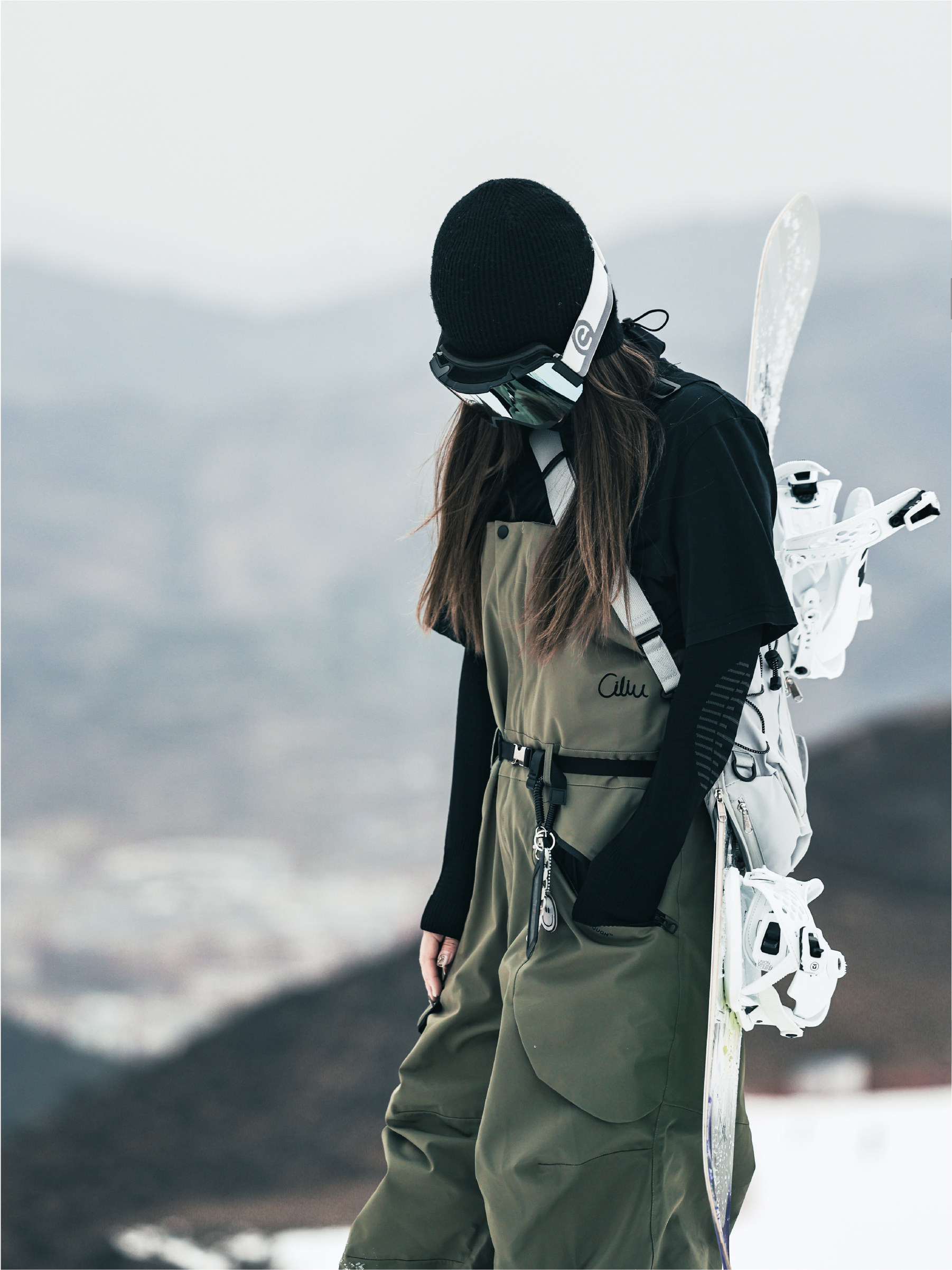 CILIU3层压胶防水自由式滑雪裤