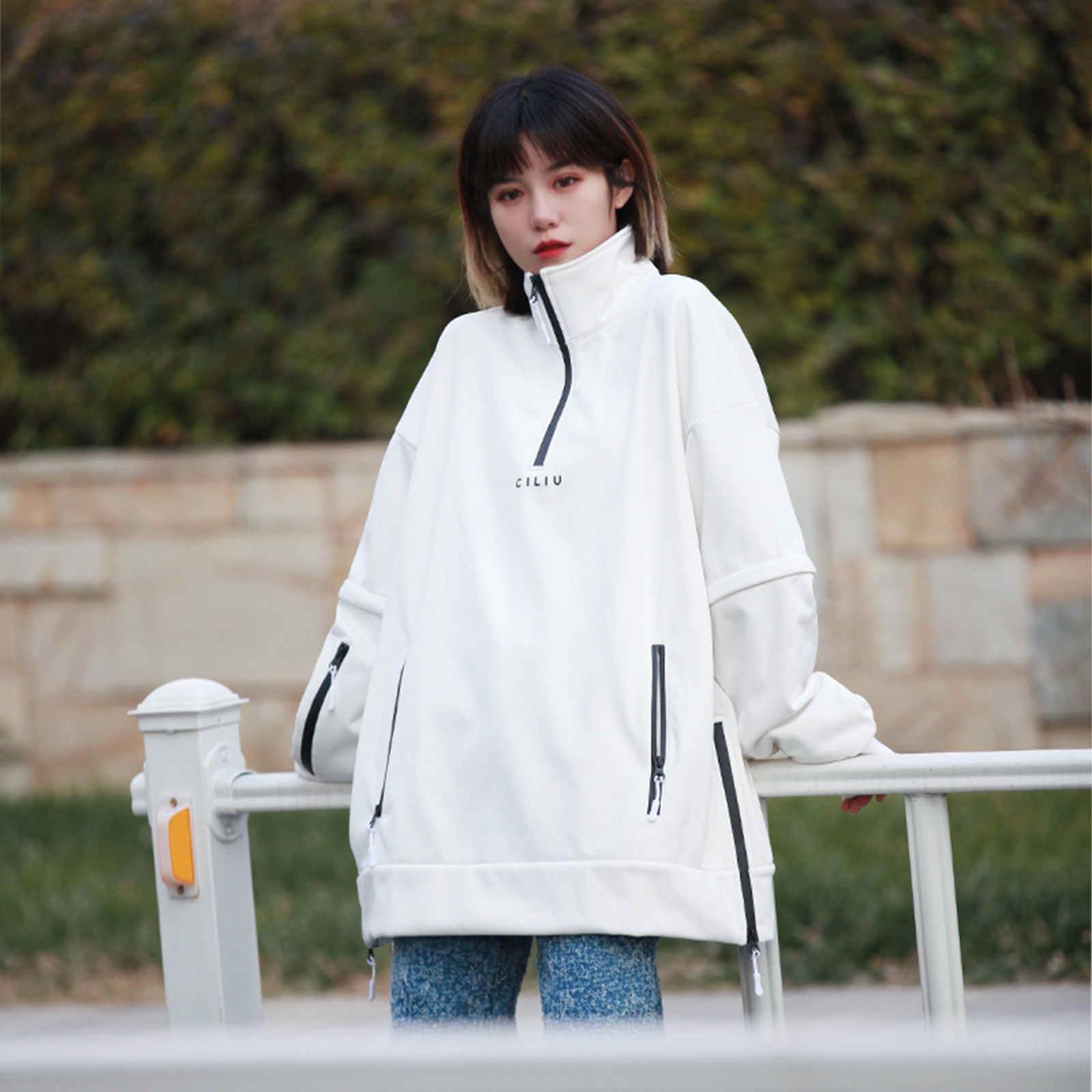 防水机能CILIU滑雪中性软壳外套