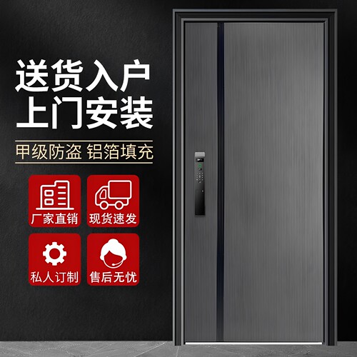 现货甲级入户防盗门包测包邮包装