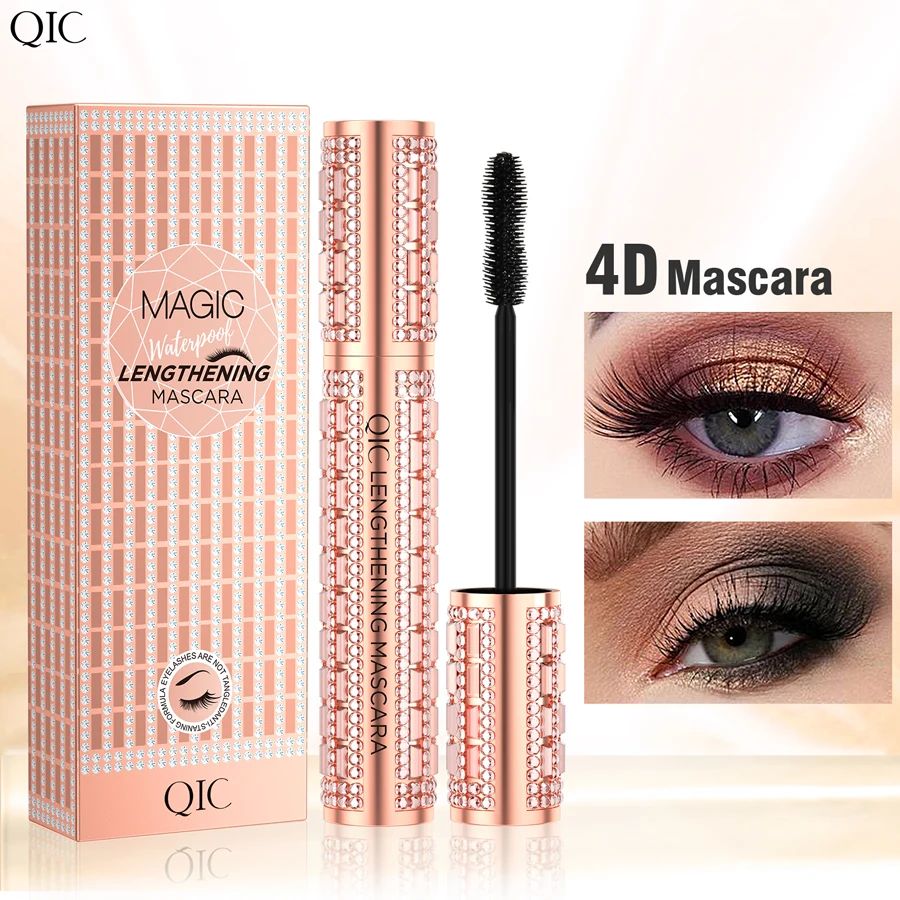 Waterproof 4D Diamond Shine Volume Curl Mascara Luxury Style
