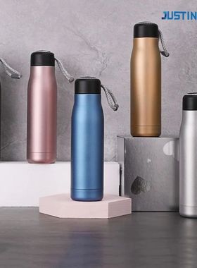JUSTINLAU Spot Goods 400/550ML Thermos Cup Vacuum Flasks wit