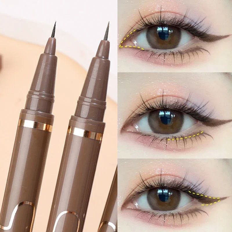 Waterproof Quick Dry Matte Liquid Eyeliner Pen Makeup Lastin 彩妆/香水/美妆工具 男士眼线 原图主图