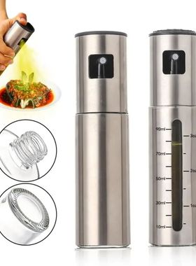 Portable 100ml stainless steel cooking olive oil sprayer, ki