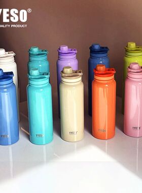 Tyeso Thermos Bottle Car Insulated Flask Water Tumbler for O