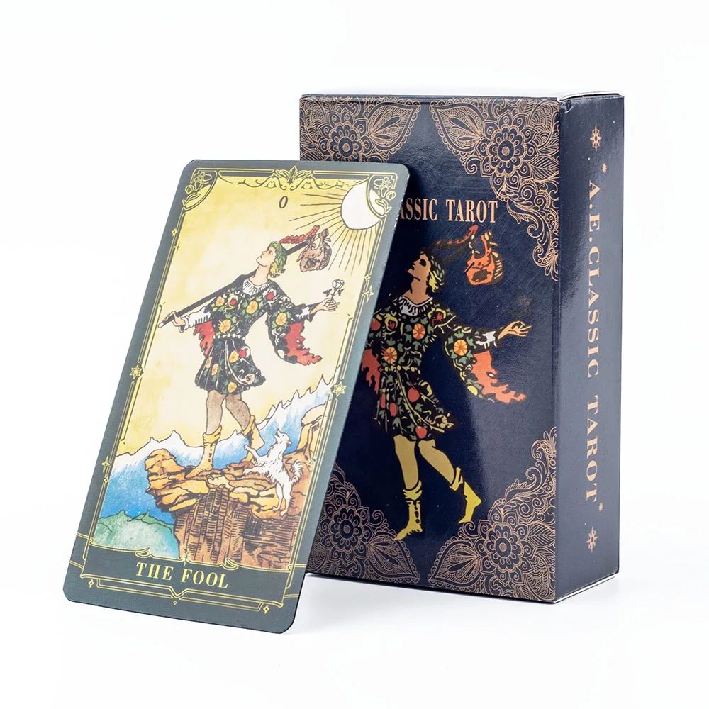 A.E.Classic Tarot Cards with Guidebook Color Edged Fortune T