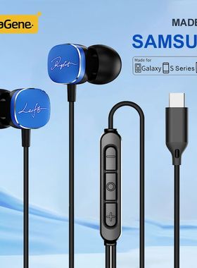 For Samsung Type C Wired Headphones Dolby Sound With Mic 3.5