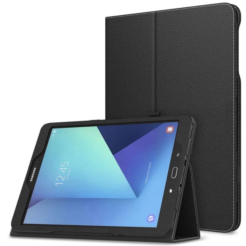Litchi Flip Slim Folding PU Leather Case for Samsung Galaxy